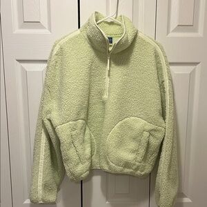 Old Navy Light Green Sherpa Jacket